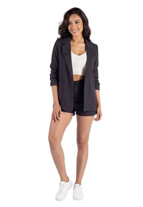 Set Blazer + Short Beige Para Mujer
