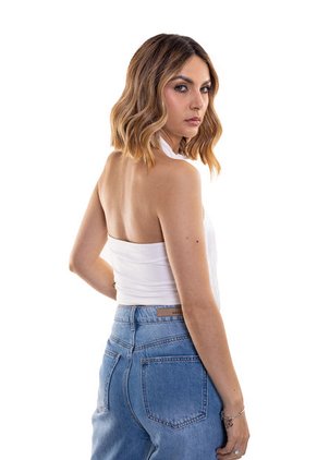 BLUSA CON TIRAS PARA MUJER