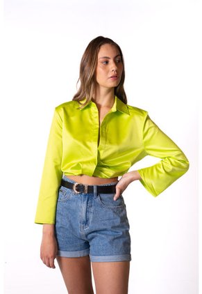 Blusa En Satín Para Mujer