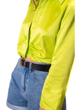 Blusa En Satín Para Mujer