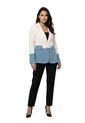Blazer Clásico Con Base Denim Para Dama de DREAMER