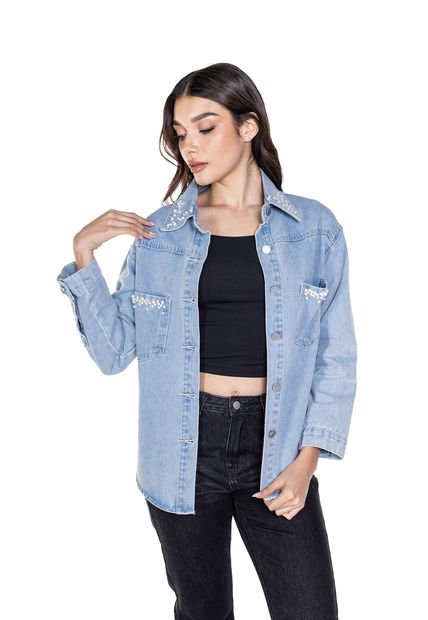 CHAQUETA DENIM PARA MUJER