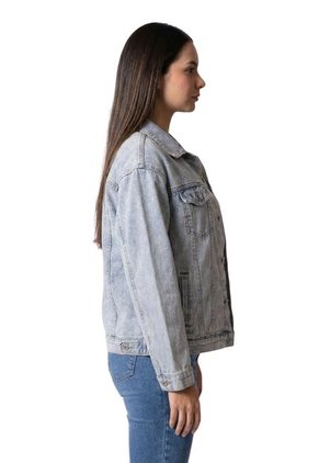 Chaqueta Denim Para Mujer