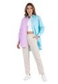 Camisa Overzise Doble Tono Morado Para Mujer de DREAMER