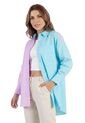 Camisa Overzise Doble Tono Morado Para Mujer de DREAMER