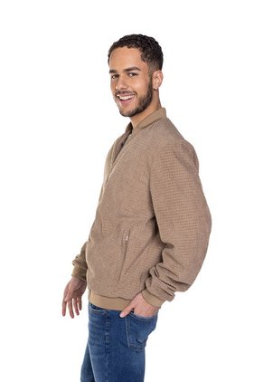 CHAQUETA CON DISEÑO PARA HOMBRE