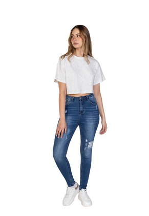 JEANS MID RISE PARA MUJER