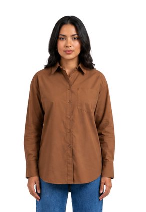 CAMISA POPELIN CAFE