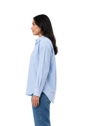 CAMISA POPELIN AZUL CLARO