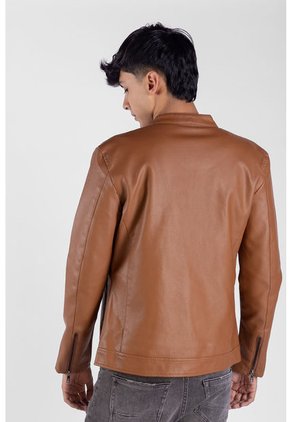 Chaqueta Tipo Cuero Para Hombre