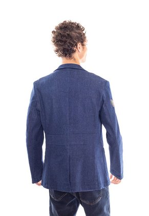 BLAZER EN JEANS MANGA LARGA PARA HOMBRE