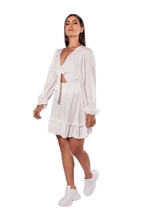 Vestido Corto Cuello V