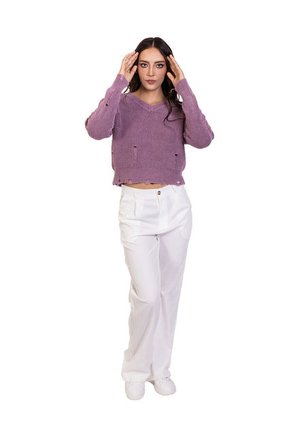 Sweater Afelpado Para Mujer