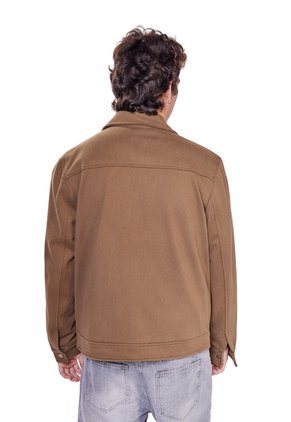 CHAQUETA TAUPE ZIP