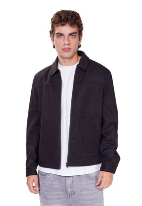 CHAQUETA TAUPE ZIP