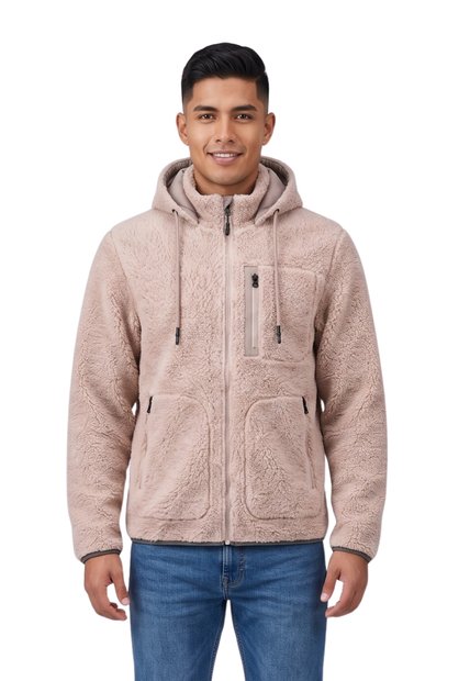 CHAQUETA SHERPA NAVY