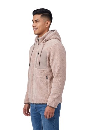 CHAQUETA SHERPA NAVY