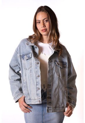Chaqueta Denim Para Mujer