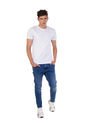 Camiseta Básica Color Blanco Para Hombre de DREAMER