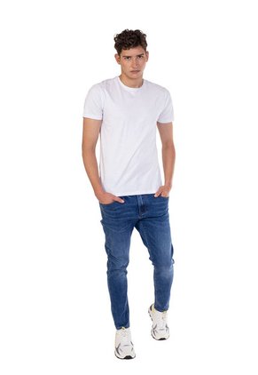 Camiseta Básica Color Blanco Para Hombre