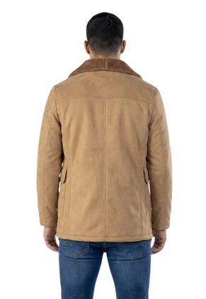 ABRIGO CON SOLAPA HOMBRE