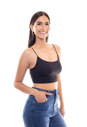 CROP TOP EN  TIRAS