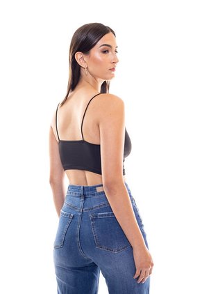 CROP TOP EN  TIRAS