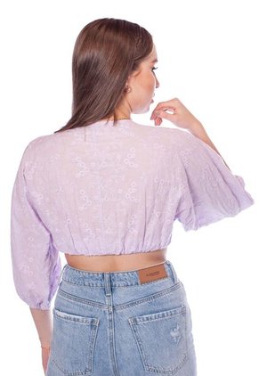 Blusa Morado Para Mujer