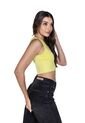 Top Basic Cuello V Para Mujer de DREAMER