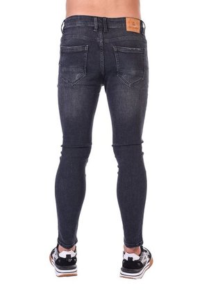 Jean Slim Fit Con Rotos Para Hombre