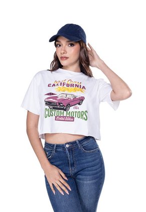 CAMISETA CROPPED OVERSIZE