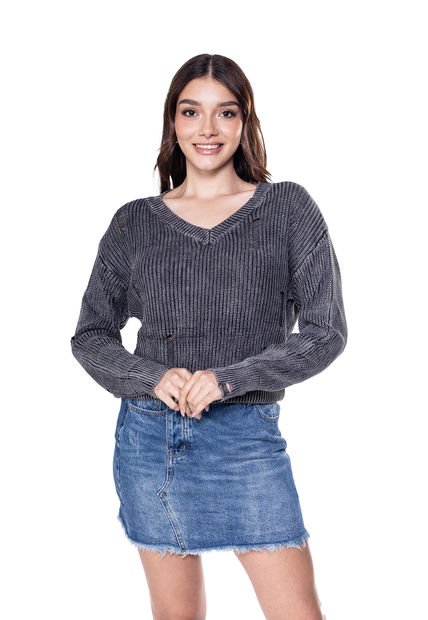 Sweater Afelpado Para Mujer