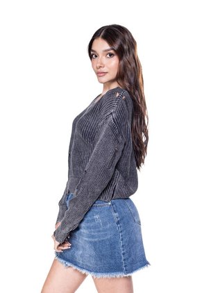Sweater Afelpado Para Mujer