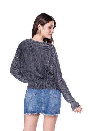 Sweater Afelpado Para Mujer
