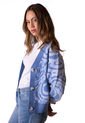 Carigan Diseño Ondas Azul Para Mujer de DREAMER