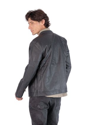 Chaqueta Tipo Cuero Para Hombre