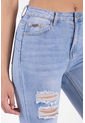 Jean High Waist Con Desgaste de DREAMER