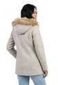 Abrigo Largo Con Capucha De Peluche Para Dama de DREAMER