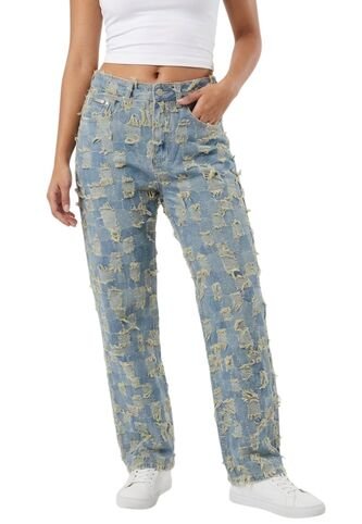 JEAN RECTO CON TEXTURA DISTRESSED DREAMER
