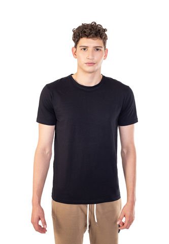 Camiseta Básica Color Negro Para Hombre DREAMER