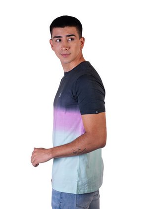 Camiseta Degrade  Manga Corta Hombre