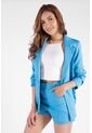Set Blazer + Short Azul Para Mujer de DREAMER