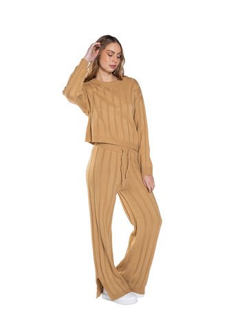 SET COMFY TEJIDO CAFE PARA MUJER DREAMER