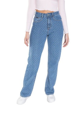 JEAN WIDE LEG TEXTURIZADO PARA MUJER DREAMER