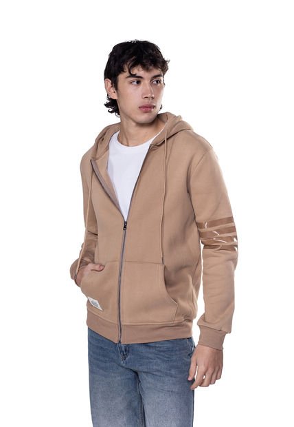 HOODIE CON CAPOTA Y CREMALLERA