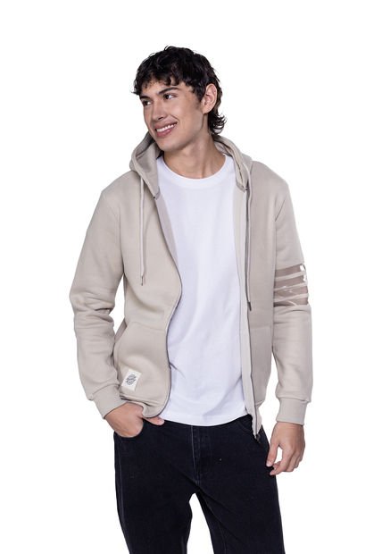 HOODIE CON CAPOTA Y CREMALLERA