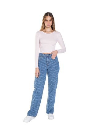BLUSA MANGA LARGA BASICA PARA MUJER