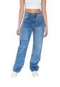 JEANS WIDE LEG PATCHWORK PARA MUJER de DREAMER