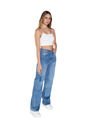 JEANS WIDE LEG PATCHWORK PARA MUJER de DREAMER