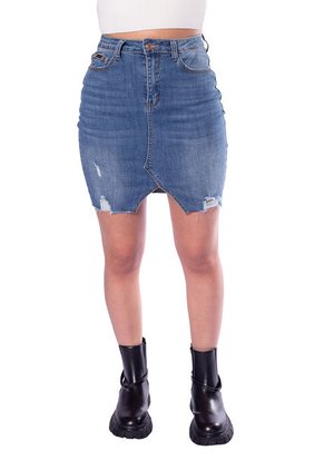 Falda Jean Para Mujer